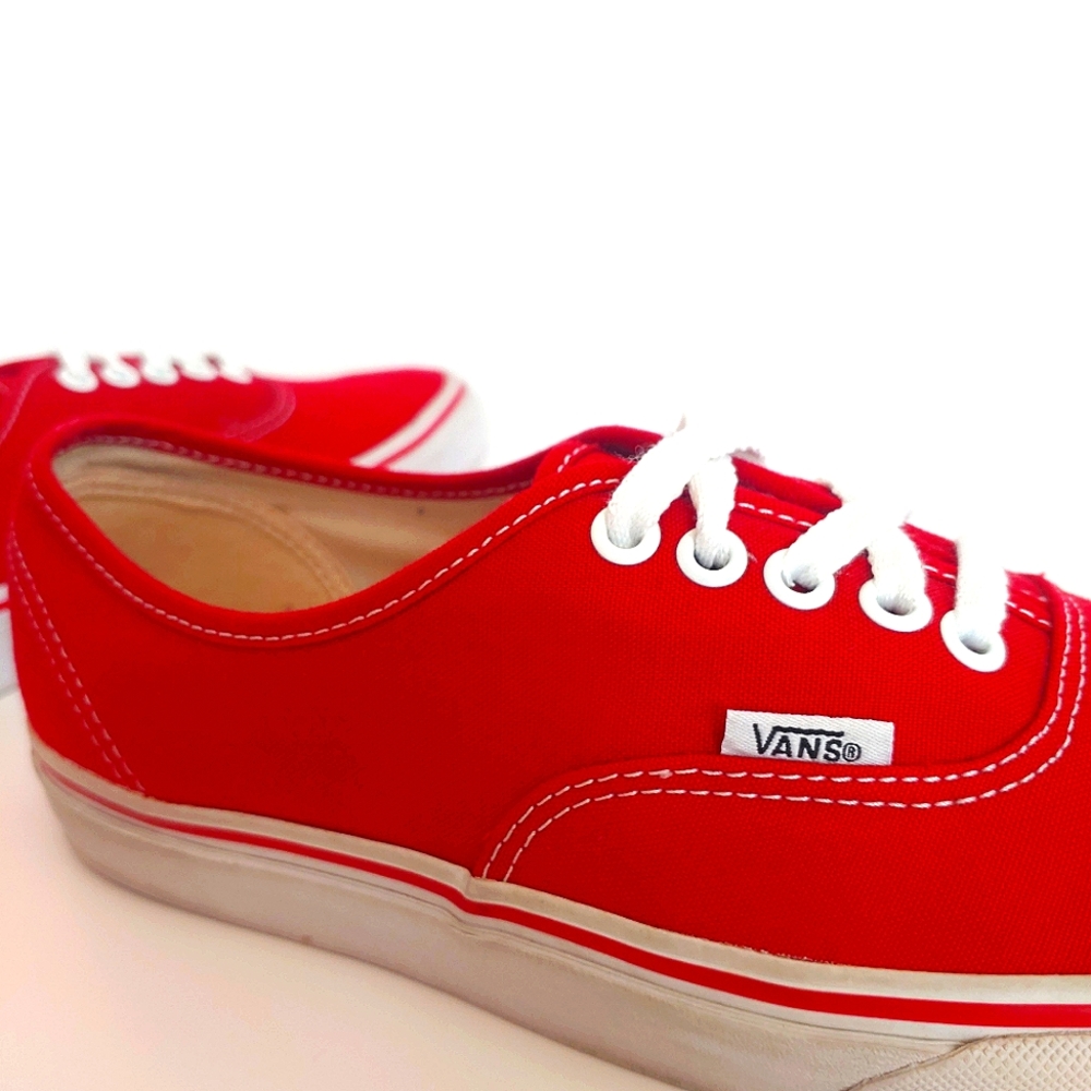 VANS/Vans Era Authentic Canvas Shoes/Red/Unisex Sizing/Women's 9.5